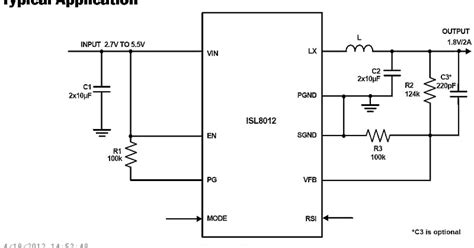 Isl8012 2a Low Quiescent Current 1mhz High Efficiency Synchronous Buck Regulator Renesas