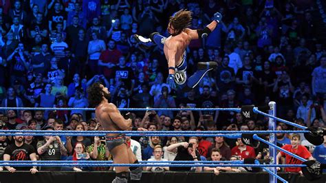 AJ Styles Vs Jinder Mahal SmackDown LIVE 7 November 2017 WWE