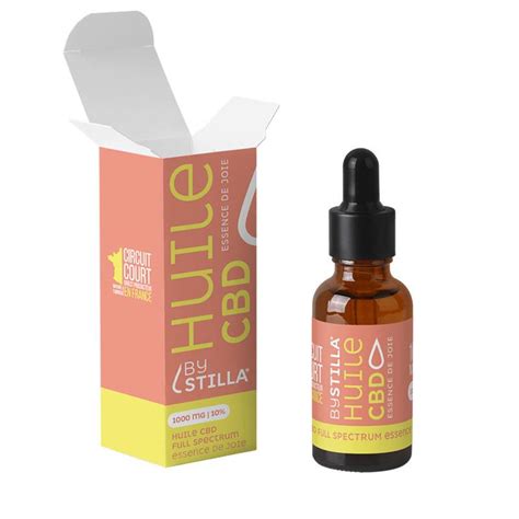 HUILE CBD CITRON GINGEMBRE ESSENCE DE JOIE BY STILLA FULL SPECTRUM