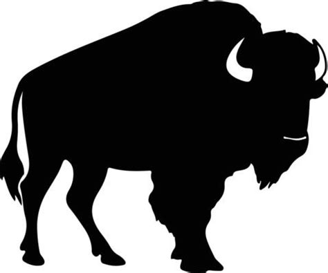 Bison Head Silhouette Vector Art, Icons, and Graphics for Free Download