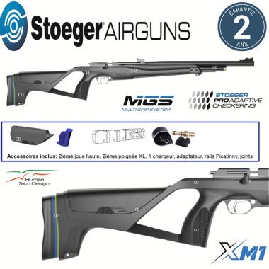 Carabine Stoeger Airguns XM1 Bullpup PCP 20 Joules Calibre 4 5mm