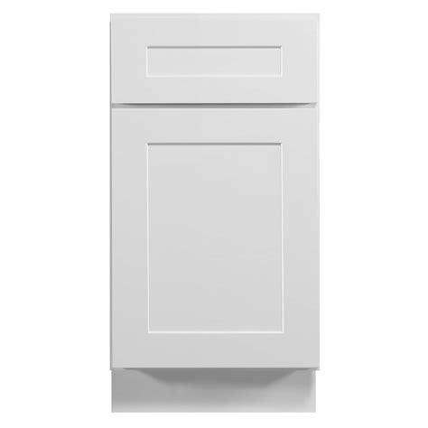 Fully Assembled Base Cabinet In White Inch By Inch By Inch