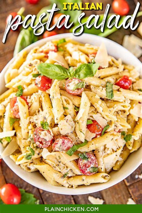 Italian Pasta Salad - Plain Chicken