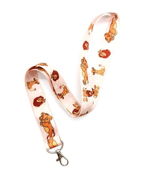 Retail 1 Pcs Cartoon Lion Lanyard Key Lanyard Cosplay Badge Id Cards