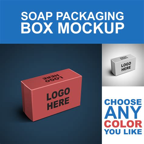 Soap Packaging Box Mockup Behance