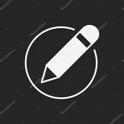 Pen Icon Stock Vector By Vectorchef 74739197