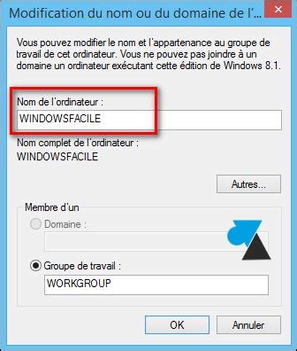 Modifier Le Nom D Un Ordinateur Windows Windowsfacile Fr