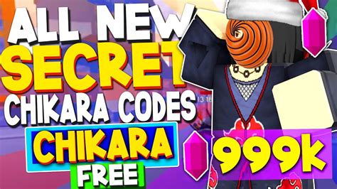 All New Secret Chikara Codes In Anime Fighting Simulator Codes