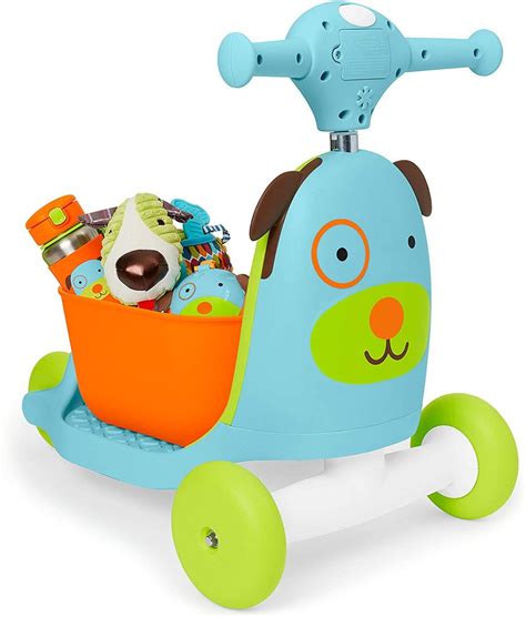 Skip Hop Kids 3-in-1 Ride On Scooter and Wagon Toy, Dog - Grandrabbit's ...