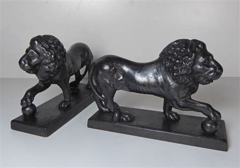 Antiques Atlas Th C Cast Iron Medici Lions