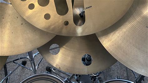 Repairing Cracked Cymbals And And Modifications Bob C Youtube