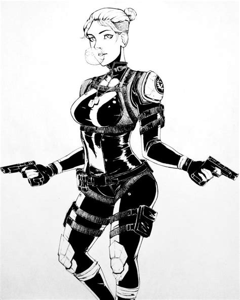 Cassie Cage Aaron Naluz Superhero Pinups