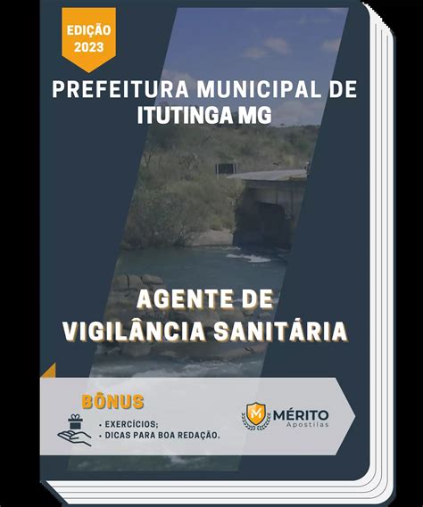 Apostila Agente de Vigilância Sanitária Prefeitura de Itutinga MG