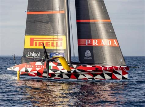 Americas Cup First Sailing For Luna Rossa Prototype In Light Winds