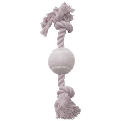 A White Ball With A Rope Attached To It