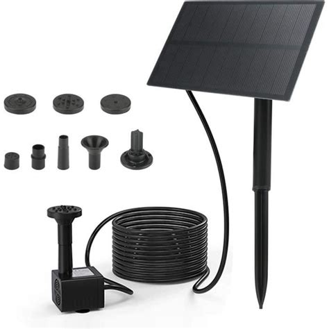 Mini Pompe Solaire Pour Fontaine Eau W L H Kit De Pompe