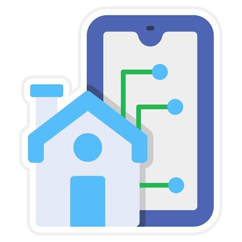 Premium Vector Smart House Icon