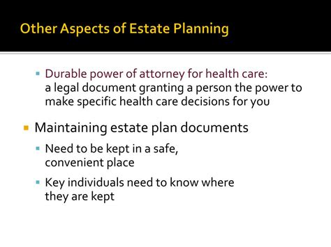 Ppt Estate Planning Powerpoint Presentation Free Download Id4107155