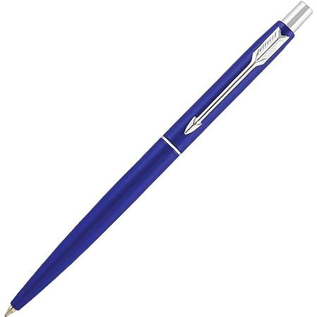 Parker Classic Chrome Trim Ball Pen Body Color Navy Blue Ink