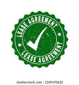 Vector Lease Agreement Grunge Stamp Seal Stock Vector Royalty Free