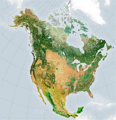 Satellite Mappers Have North America Covered