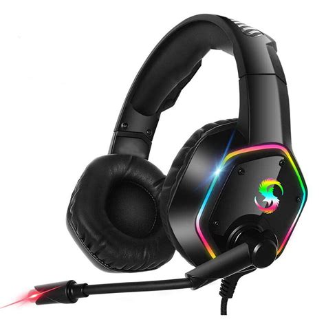 RGB LED Light Gaming Headset Computer Game Console 3D Stereo 7.1 ...