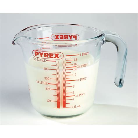 HE70583 Glass Measuring Jug 0 5ltr 1 Pint Hope