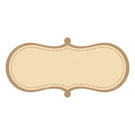 Blank Shape Vintage Label Vector Illustration Vintage Label Classic