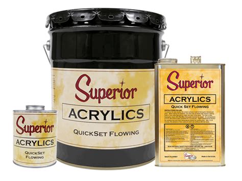 Superior Acrylic Quickset Flowing Adhesive 1 Quart Rocket Supply Stone Tile And Concrete