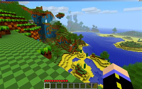 Beta 16x Sonic The Hedgehog Terrain Texture Pack Locked World Of Minecraft