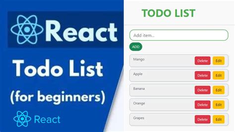 How To Build A Todo List App Using React Js Beginner Project Reactjs