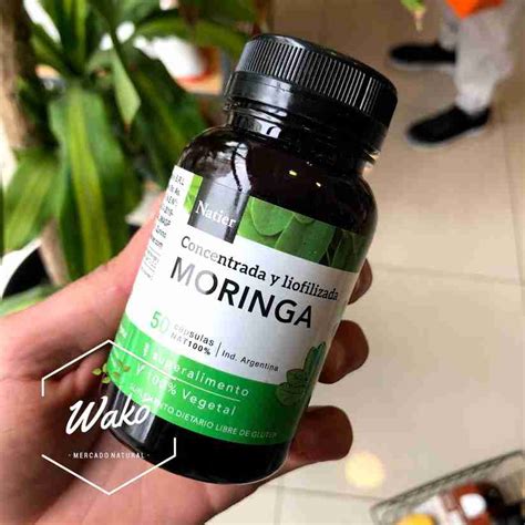 Moringa Liofilizada Capsulas Natier U Sin Gluten Wako Mercado Natural