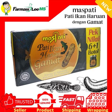 Maspati Pati Ikan Haruan Gamat Ml Exp Shopee Malaysia