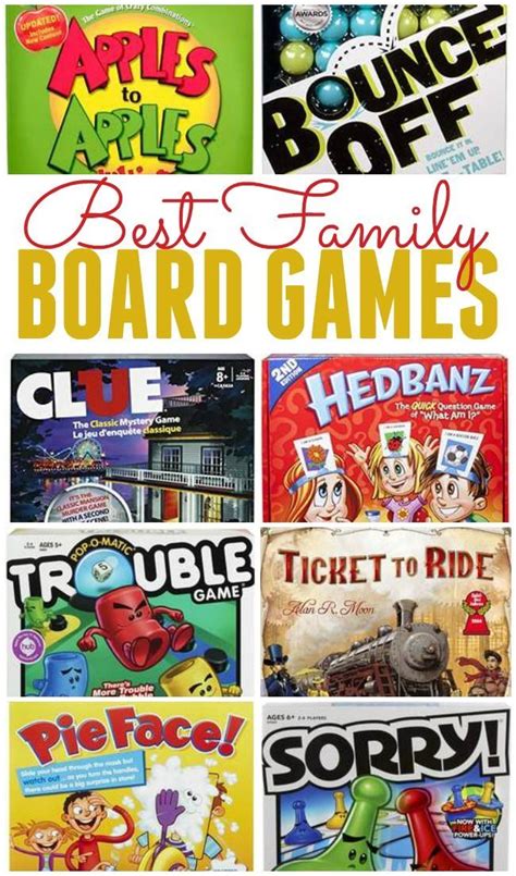 Best Family Board Games | Best family board games, Family fun games, Family board games