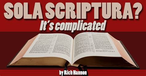 Sola Scriptura Its Complicated Adventist Today