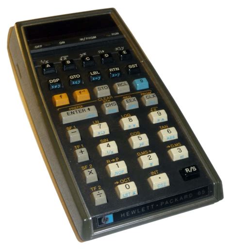 Hewlett-Packard HP-65 Programmable Calculator - Calculator - Computing ...
