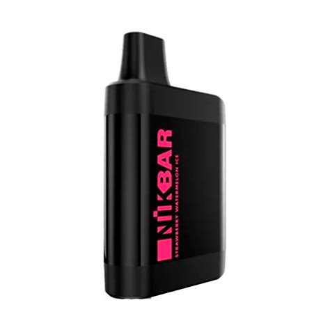 Nikbar 4000 Puff Strawberry Watermelon Ice Total Vape