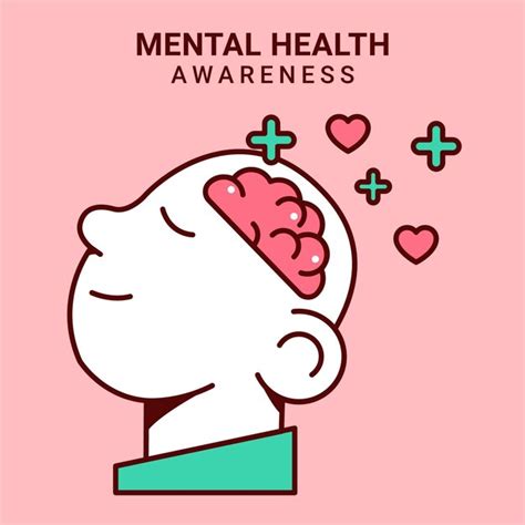 Free Vector Mental Health Awareness Concept