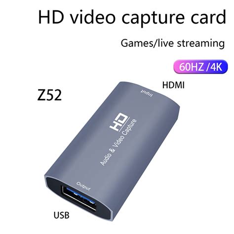 Video Capture Card USB HDMI Compatible 4K 60HZ Aud Vicedeal