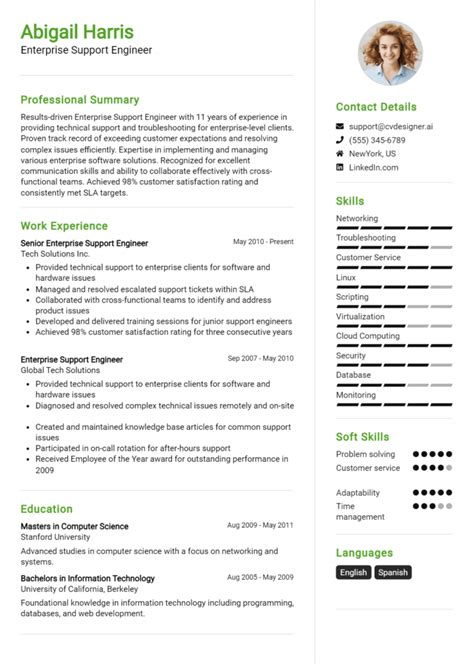 15 Network Support Engineer Resume Examples And Templates For 2024