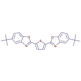 Mzcloud Bis Tert Butyl Benzoxazol Yl Thiophene