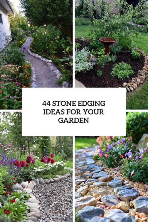 44 Stone Garden Edging Ideas Digsdigs