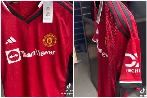 Video TikTok Appears To Reveal Manchester Uniteds 2023 24 Home Shirt