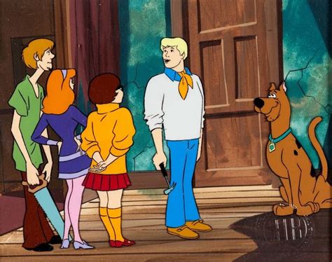 Animation Art Production Cel Scooby Doo Where Are You Production Cel