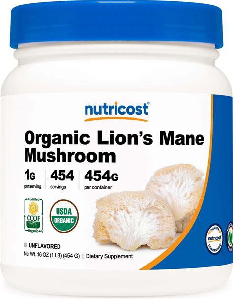 Nutricost Organic Lion S Mane Mushroom Save At PricePlow