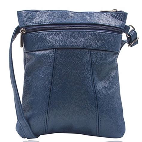 Rfid On The Go Soft Leather Crossbody Bag 5 Colors