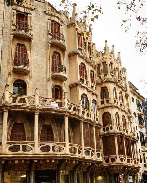 Palma Mallorca Art Nouveau Louvre Architecture Lovely Building