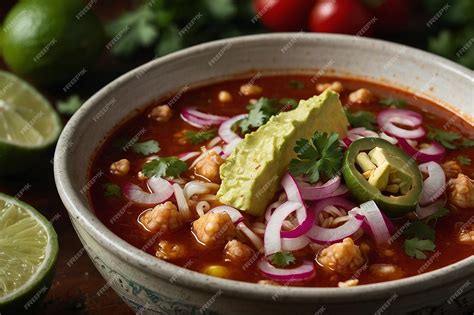 Premium Photo Pozole Plating Culinary Ex