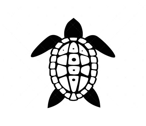 Sea Turtle SVG PDF PNG Sea Turtle Silhouette