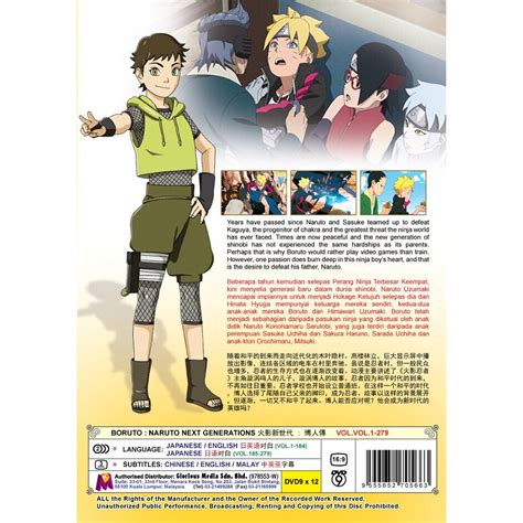 Dvd Anime Boruto Naruto Next Generations Volume English Free